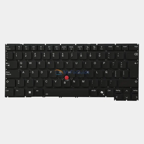 Latin Spanish Keyboard for Lenovo ThinkPad E14 Gen 7