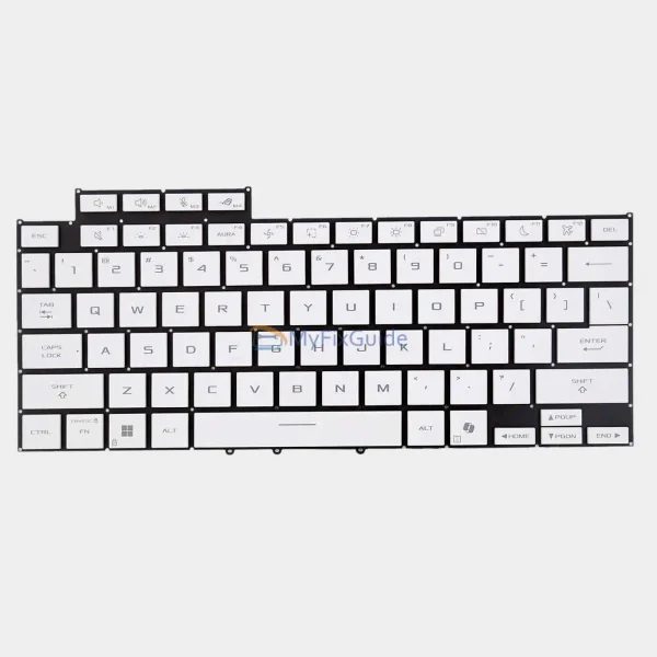 101638 White Keyboard for Asus ROG Zephyrus G14 GA403GM