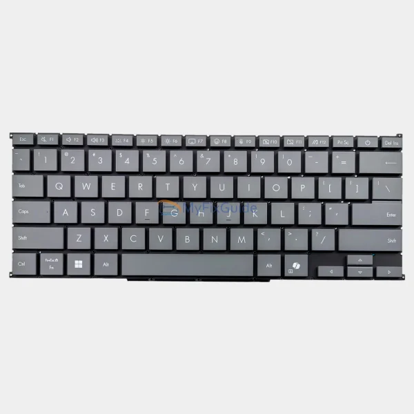 101640 Gray Keyboard for Asus Zenbook A14 UX3407