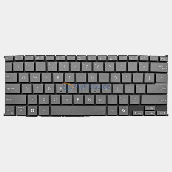 101643 Gray Keyboard for Asus Zenbook S14 UX5406AA